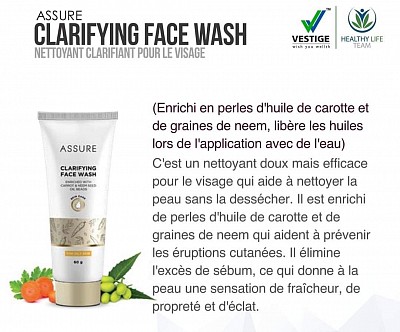 NETTOYANT VISAGE CLARIFIANT/ Assure Clarifying Face Wash