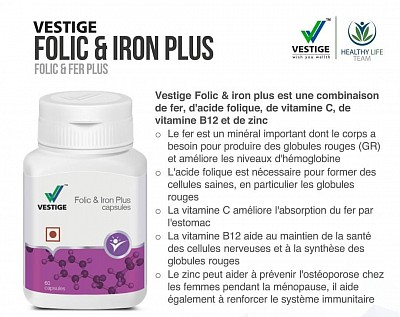 Vestige Folic Iron Plus